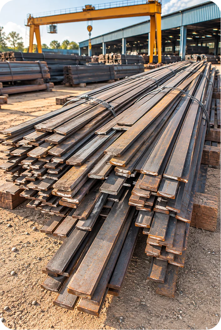 MS Flat, Square, Round Bars Supplier in Raipur Solid Steel Bars - Mohit Steel (2)