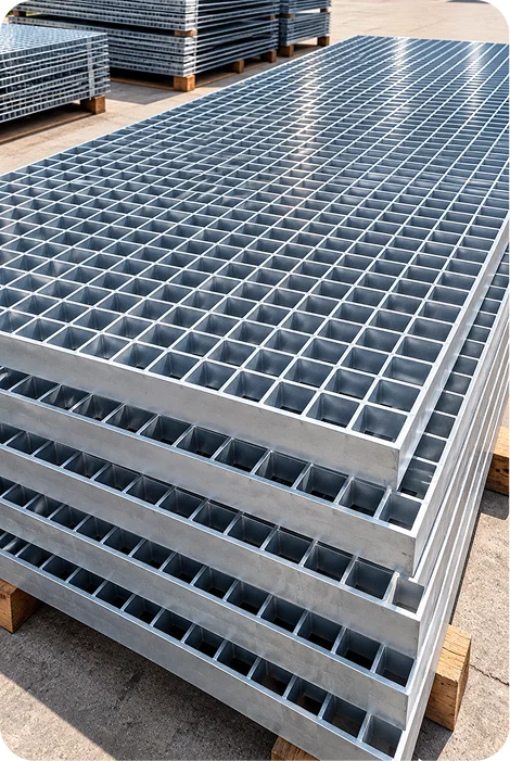 MS Grating Supplier in Raipur | Walkway Grating, Drain Grating - Galvanized - Mohit Steel